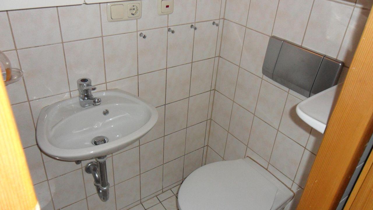 Ferienhäuschen Rosi - Dusche und WC Ferienhäuschen Rosi - Dusche und WC